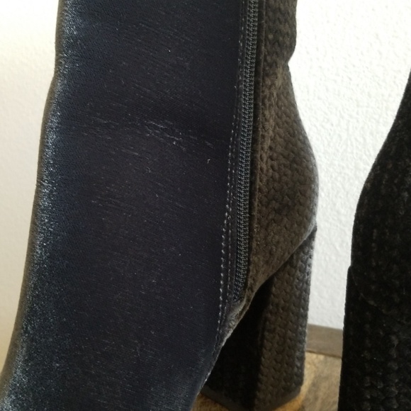 Donated! Lucky Brand Velvet Booties - Picture 4 of 9